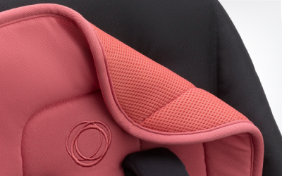 Husa carucior Bugaboo Dual Comfort Sunrise Red - plasa 3D