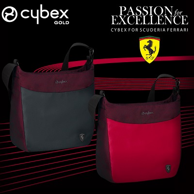 Geanta de infasat Cybex Scudiera Ferrari Victory Black - nu este doar practica, ci si incredibil de eleganta. 