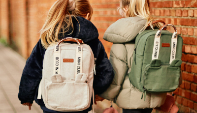 Descriere Rucsac pentru copii Childhome Mini Club Signature Alb