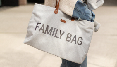 Geanta Childhome Family Bag Canvas Gri