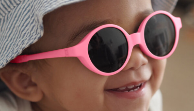 Ochelari de soare Beaba 9-24 luni Joy Neon Pink