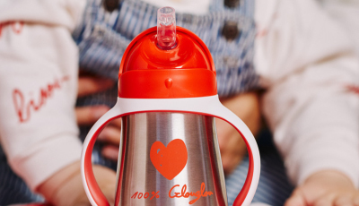 Cana cu pai din inox Beaba 250 ml Mathilde Cabanas - Zero scurgere