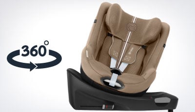 Scaun auto rotativ Cybex Sirona Gi i-Size Plus Stormy Blue - rotatie 360°