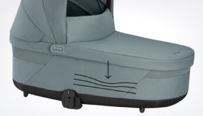 Landou S Lux Cybex Stormy Blue - Saltea din spuma moale