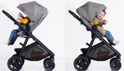 Carucior Graco Near2Me DLX 3 in 1 Ash - sezut reversibil