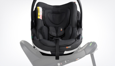 Scoica auto BeSafe Go Beyond Gri Anthracite Mesh - Rotatie 180°