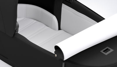Landou Cybex Priam Lux Sepia Black - Saltea din spuma moale, respirabila