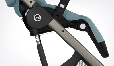 Carucior Cybex Balios S Lux Silver/Stone Grey - suspensie avansata