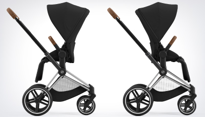 Sasiu carucior Cybex Priam Chrome Brown - Sezut reversibil
