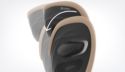 Scaun auto Cybex Solution G2 i-Fix Plus Almond Beige - Pozitie perfecta de dormit