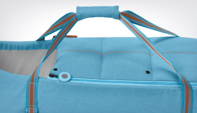 Cocoon S carucior Cybex Ocean Blue - manere de transport