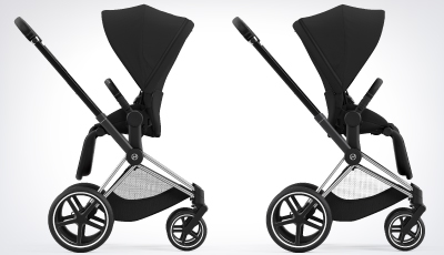 Sasiu carucior Cybex Priam Chrome Black - Sezut reversibil