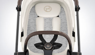 Set textil carucior Cybex Mios Off White - Spatar respirabil