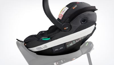 Scoica auto BeSafe Go Beyond Gri Anthracite Mesh - Instalare flexibila