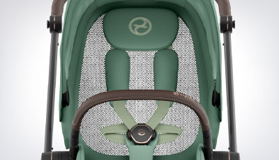 Set textil carucior Cybex Mios Leaf Green - Spatar respirabil