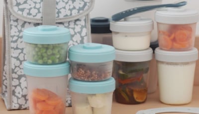 Set 6 recipiente hrana Beaba 2x90 ml, 2x150 ml, 2x250 ml