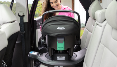 Scoica auto Graco SnugLite i-Size Midnight - siguranta superioara