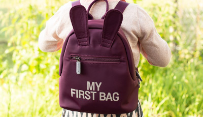 Rucsac pentru copii Childhome My First Bag Visiniu