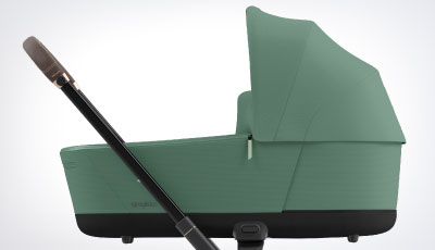 Landou Cybex Priam Lux Leaf Green - Confort de lux din prima zi