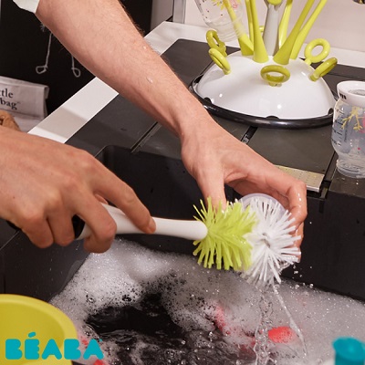 Set perii biberoane Beaba 2 in 1 Gipsy - resigilat