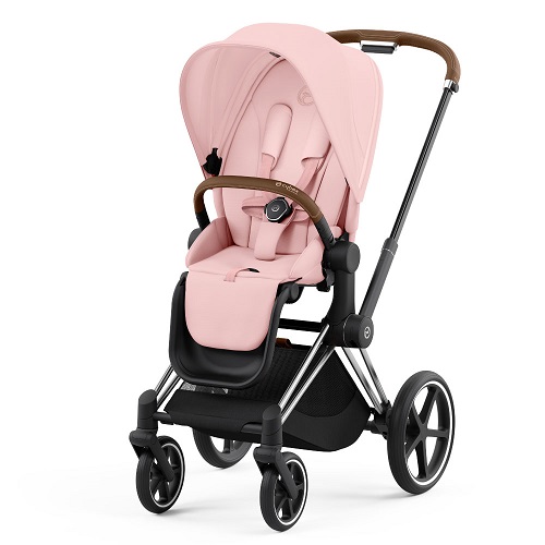 Cybex Priam Peach Pink chrome brown