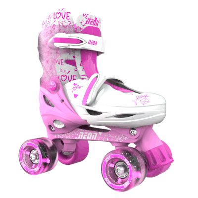 Descriere Role 2 in 1 Neon Combo Skates Combo Skates marime 34-37 Pink - Quad