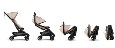 pliere carucior Bugaboo Butterfly 2 Black/Desert Taupe