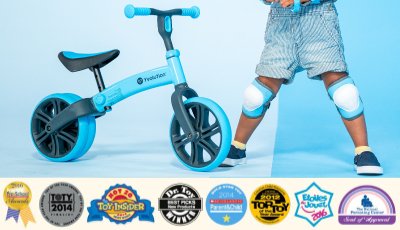 Bicicleta echilibru Yvolution Y Velo Junior Blue - Cea mai vanduta bicicleta de echilibru pentru copii
