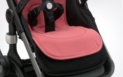 Husa carucior Bugaboo Dual Comfort Sunrise Red - usor de curatat