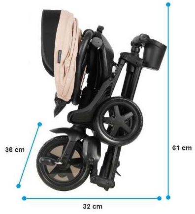 dimensiuni Qplay Nova Niello Bej pliata