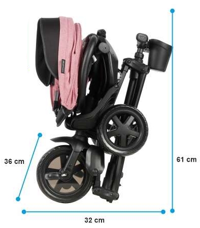 dimensiuni Qplay Nova Niello Roz pliata