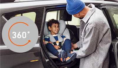 Scaun auto rotativ BeSafe iZi Turn M i-Size Anthracite Mesh - Scaun auto rotativ 360