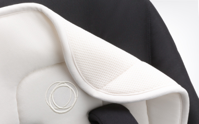 Husa carucior Bugaboo Dual Comfort Fresh White - plasa 3D