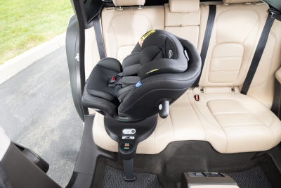 Scaun auto Graco rotativ 360 Turn2Me Grow 0-7 ani I-Size Midnight cu acces comod