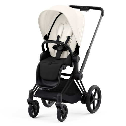 Cybex e-Priam Off White Matt black