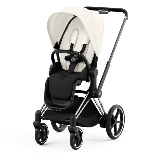Cybex e-Priam Off White chrome black