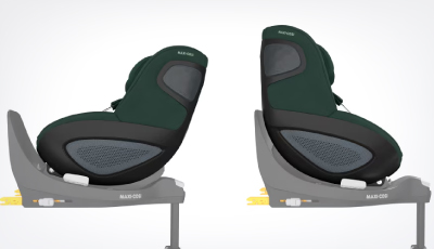 Scaun auto Maxi Cosi Pearl 360 i-Size Authentic Graphite - Utilizare flexibila Rear-Facing