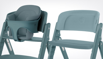 Set perne scaun de masa Cybex Click & Fold Stone Blue - confort desavarsit