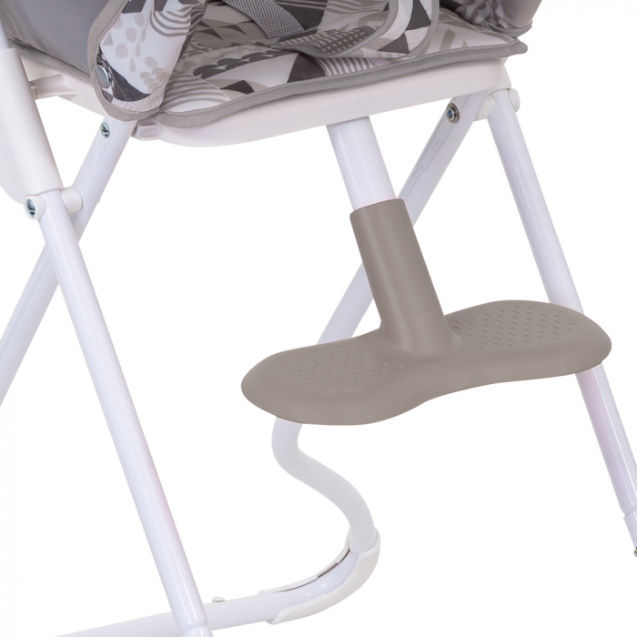 Scaun de masa Graco Snack N Stow Patchwork Grey [5]