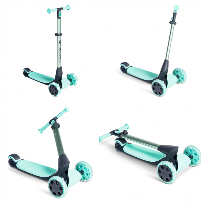 Trotineta Yvolution Y Glider Luna Green - Resigilat [2]