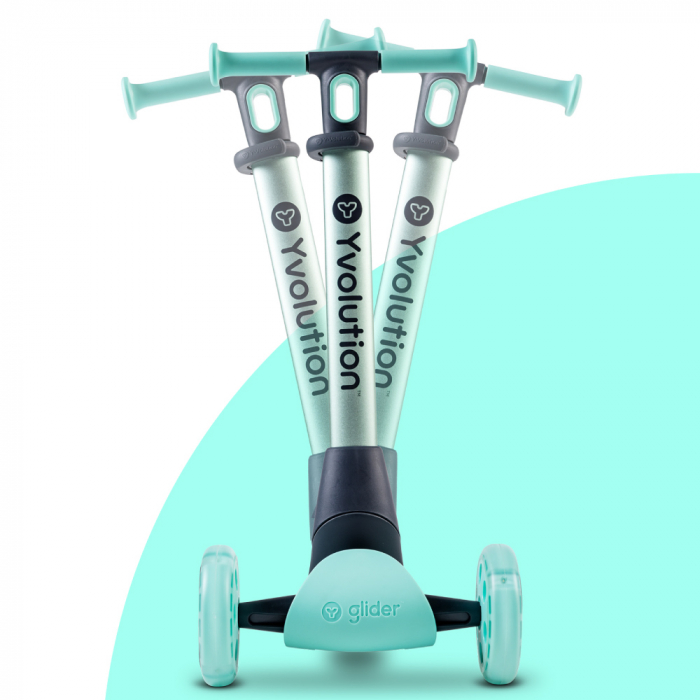 Trotineta Yvolution Y Glider Luna Green - Resigilat [5]