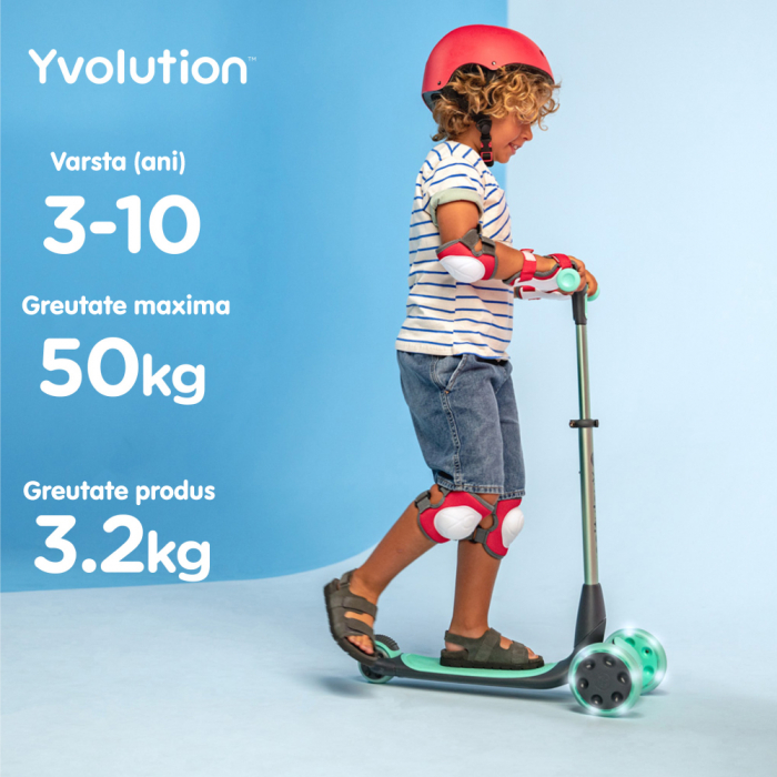 Trotineta Yvolution Y Glider Luna Green - Resigilat [6]