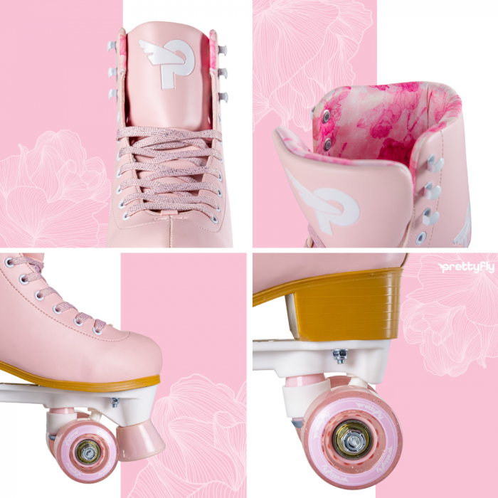Patine cu rotile ajustabile Prettyfly marime 35-38 Pink [2]
