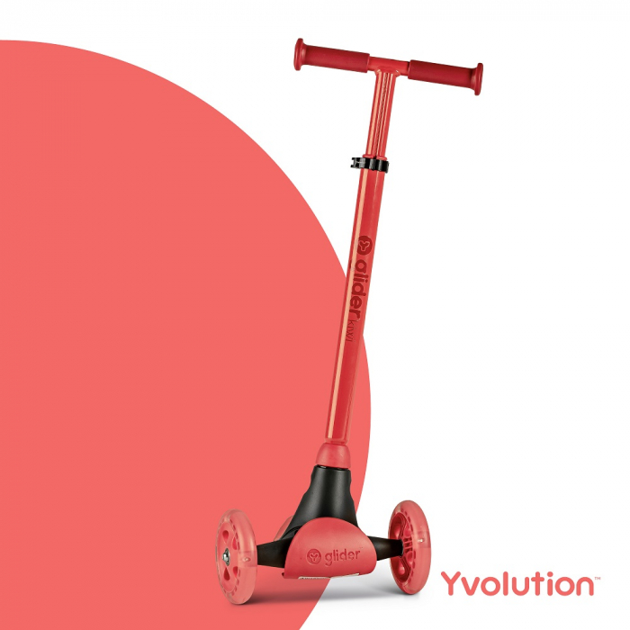 Trotineta cu 3 roti Yvolution Y Glider Kiwi Red-Resigilat [3]