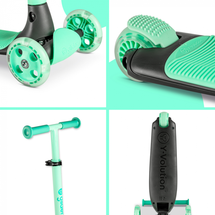 Trotineta cu 3 roti Yvolution Y Glider Kiwi Green - Resigilat [5]