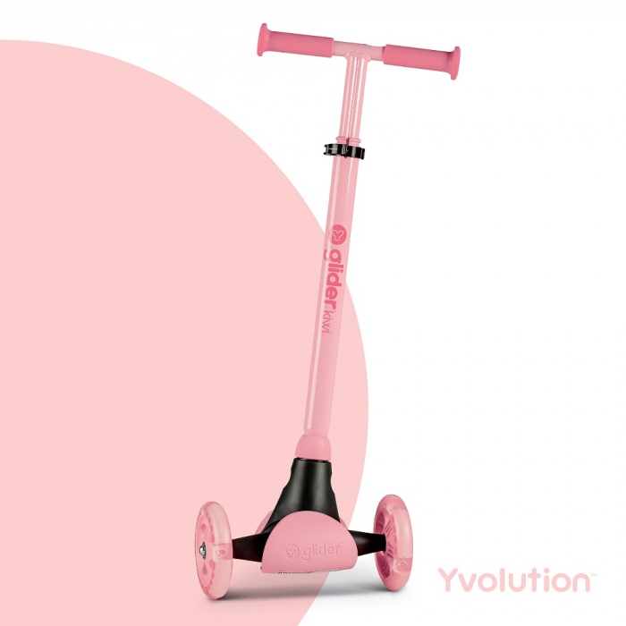 Trotineta cu 3 roti Yvolution Y Glider Kiwi Pink-Resigilat [3]