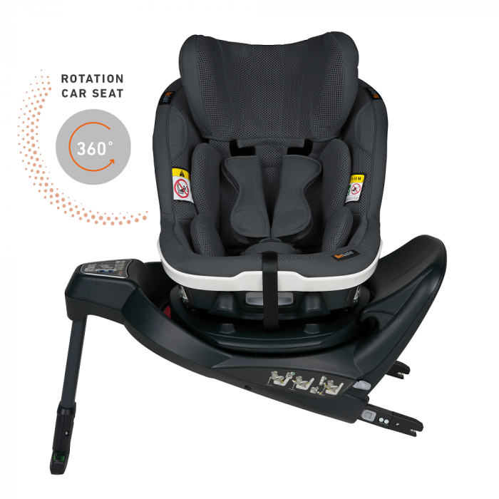 Scaun auto BeSafe iZi Turn i-Size Anthracite Mesh [2]
