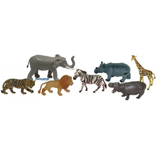 Animale salbatice set de 7 figurine - Miniland [2]