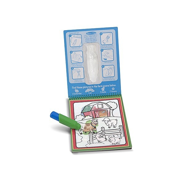 Apa Magica Carnet de colorat Animale Melissa and Doug [3]
