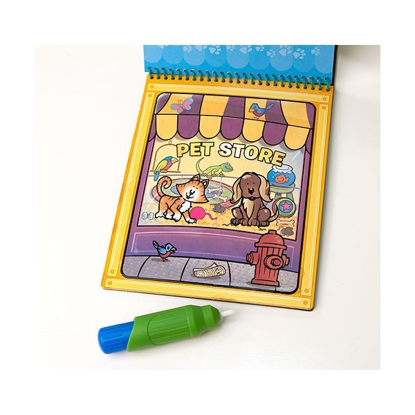 Apa Magica Carnet de colorat Animale Melissa and Doug [2]